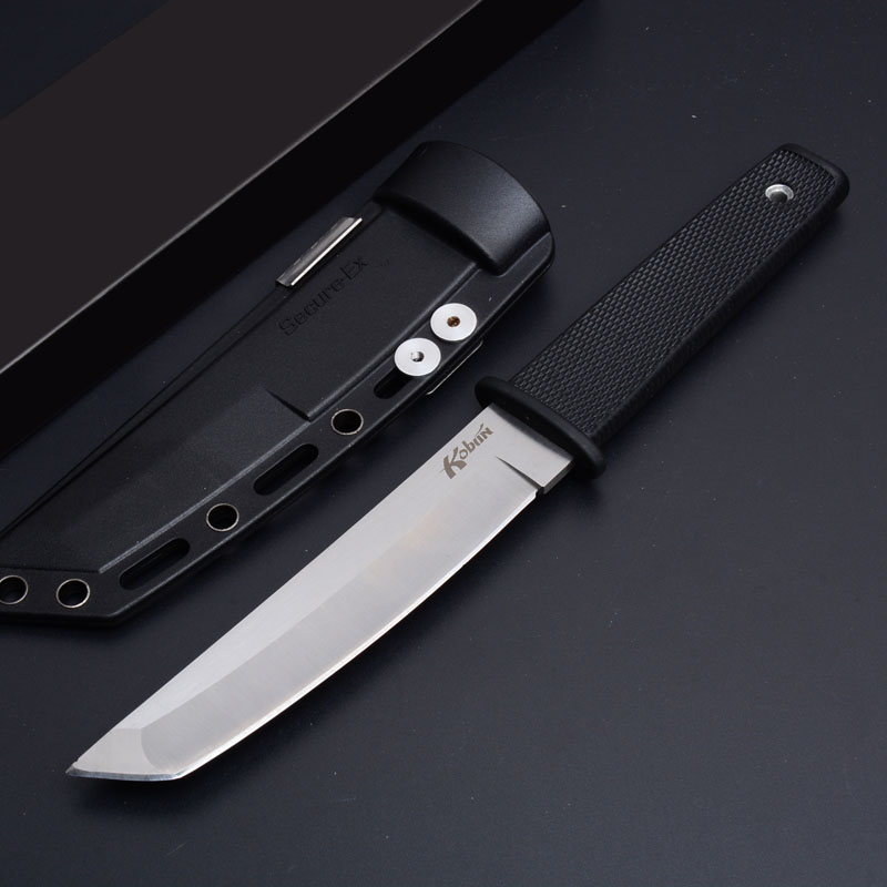 CS Cold Kobun Sammi Tactical Knife Tanto S Blade Military Straight Knives Portable Outdoor Camping Hunting Survival Tool