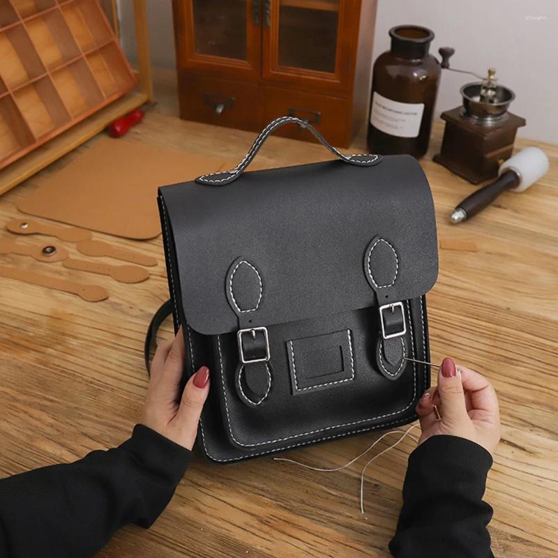 Free Shipping Backpack DIY Handmade Women 's Shoulder Crossbody Bags Hit Color Ladies PU Brand Designer Handbags Handbag Sling Designer Bag Luxur