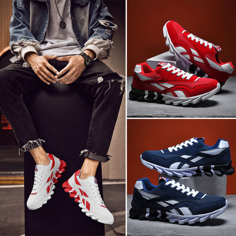 JINXUAN Riveted Genuine Leather Couple Sneakers Breathable Walking Outdoor Sports Gym Lightweight Jogging men Shoes 49