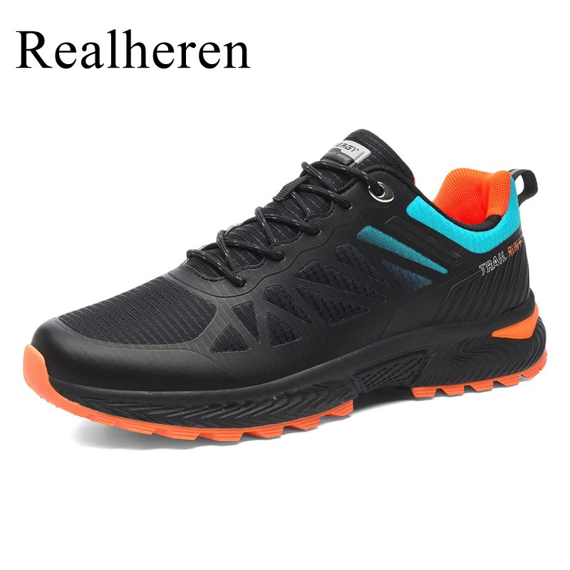 Men Waterproof Trail Running Shoes Sneakers Sports Jogging Trainers Sport Shoes Outdoor Walking Athletic Plus Big Size 54 53 52 240614