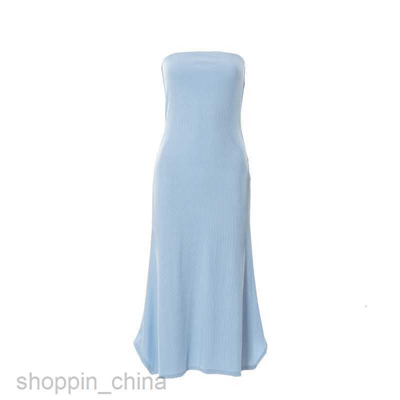 Basic Casual Women Dresses Summer New Solid Color Pullover Sleeveless Waist Wrapped Hip Casual Women's Dress