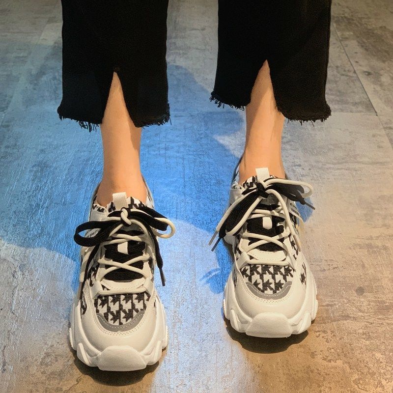 Heighten Summer Breathable Athleisure Women's Comfortable Lightweight Versatile Running Shoes Triple Black Free shipping Lhshoe