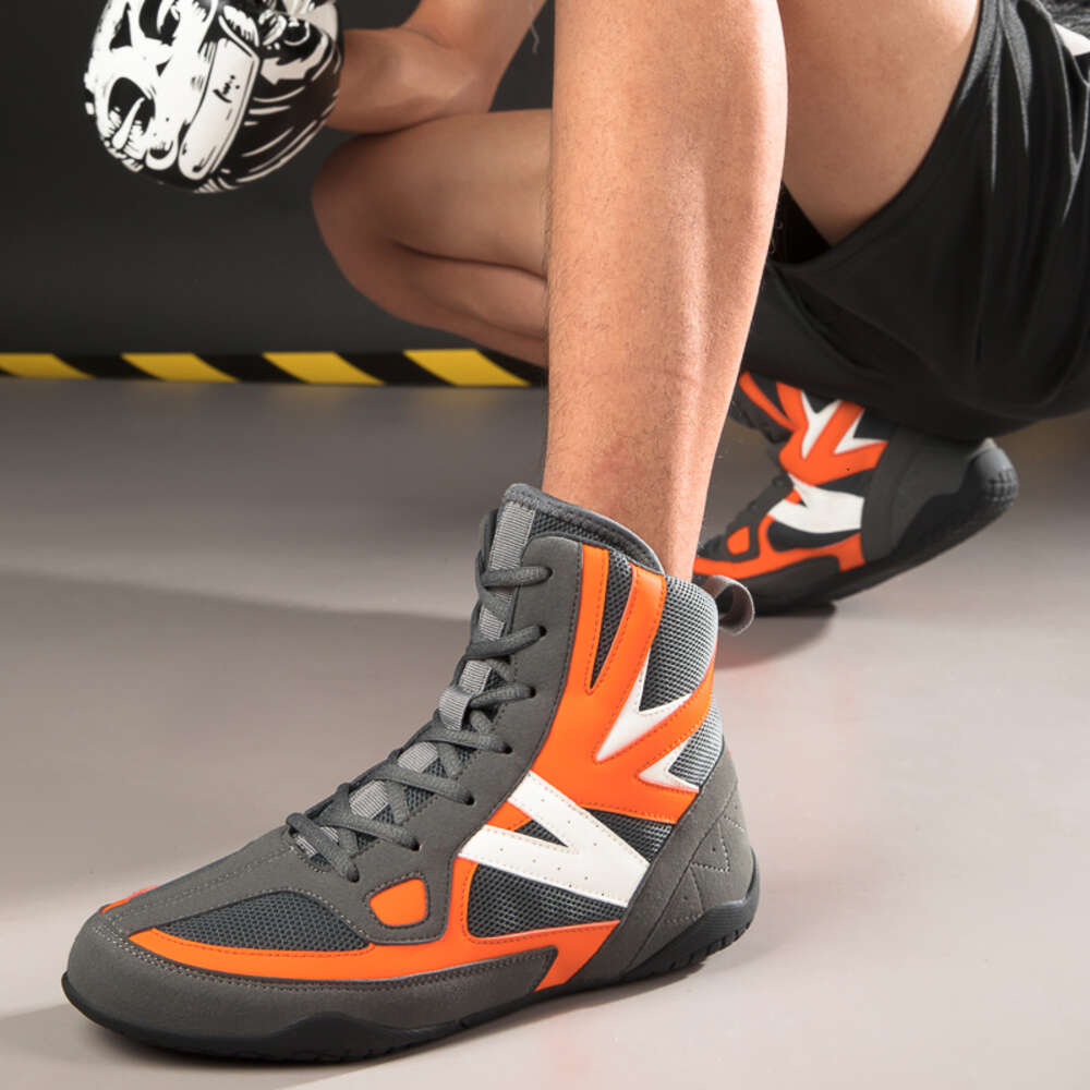 Top Quality Wrestling squat Combat fight Fiess gym training boxing shoes