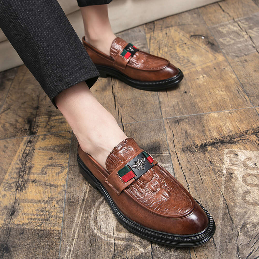 Casual Breathable Leather Loafers Business Office Shoes For Men Driving Moccasins Comfortable Slip On Tassel Shoe37-44