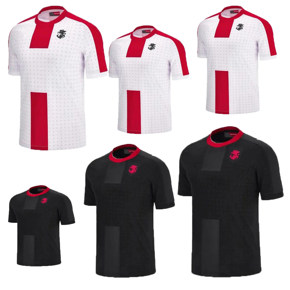 24 25 GEORGIA Soccer Jersey KVARATSKHELIA 2024 2025 Islands National Team Home Away Football Shirts Kit CHAKVETADZE DAVITASHVILI KVILITAIA MIKAUTADZE ZIVZIVADZE