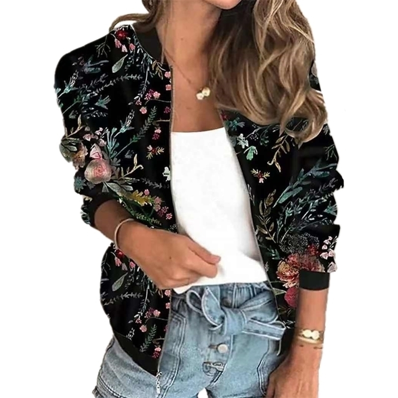 Womens Jackets Autumn Casual Bomber Jackets Women Veste Femme Vintage Outerwear Clothes Woman Coats Chaqueta Mujer Basic Coat Womens Jacket 220901