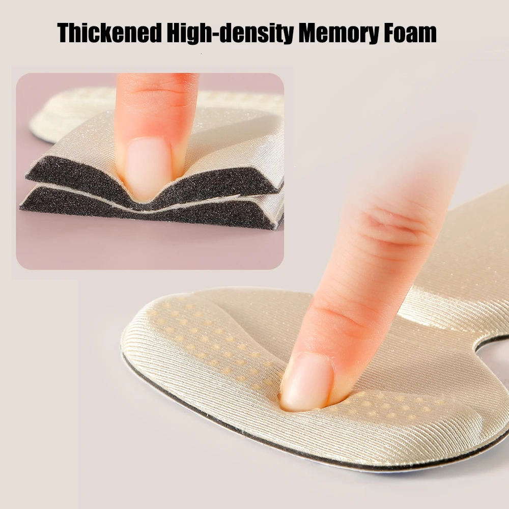 5 pairs of insoles womens insoles high foot pads lined handles inserted foot pads pain pads shoe size reducer fillers 240612