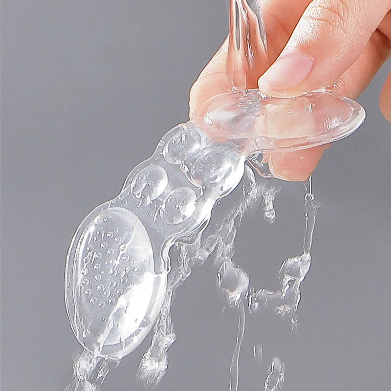 Womens high footrest transparent footrest adjustable size adhesive footrest inner lining grip protection sticker pain relieving foot care 240612