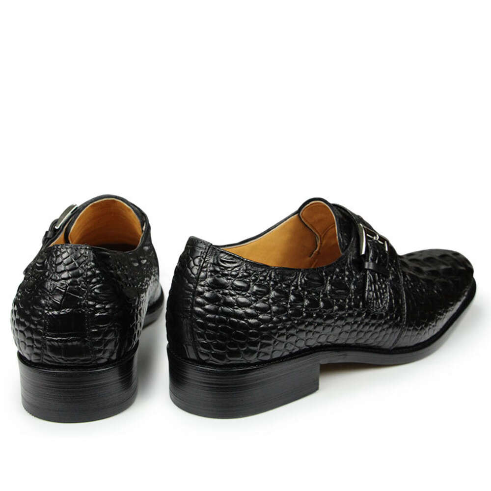 Crocodile Pattern Formal Leather Shoes Monk Strap Oxford Mens Italy Style Loafers Sapato Social Mascuo atilla 241111