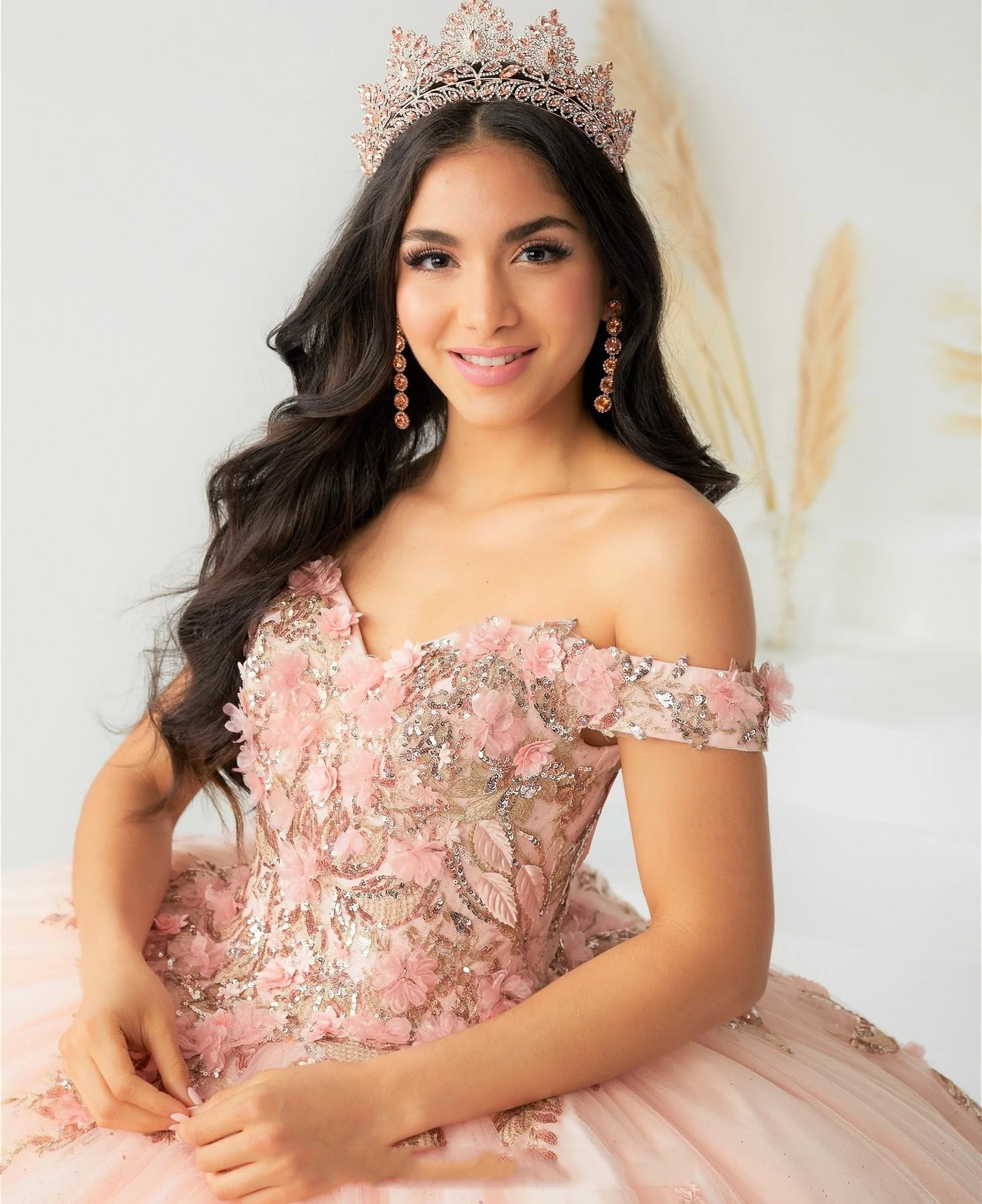 Sky Blue Mexican Quinceanera Dresses Ball Gown Off The Shoulder Tulle Lace Floral Puffy Charro Sweet 16 Dresses 15 Anos