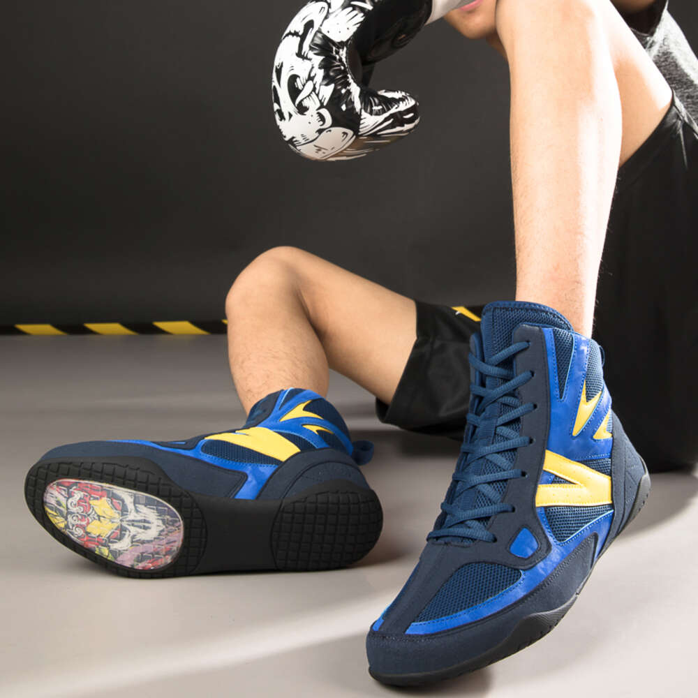 Top Quality Wrestling squat Combat fight Fiess gym training boxing shoes