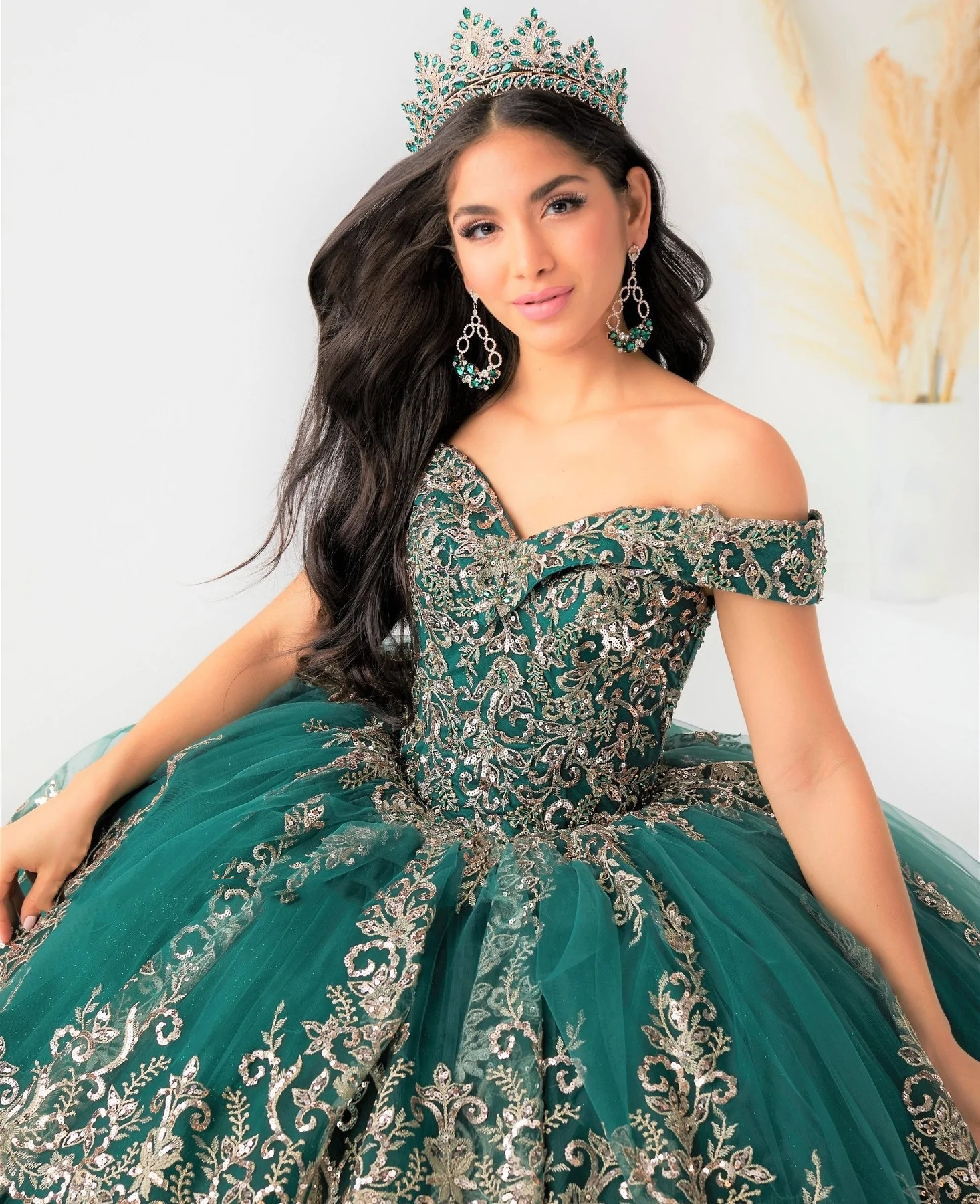 Blue Mexican Quinceanera Dresses Ball Gown Off The Shoulder Tulle Appliques Puffy Charro Sweet 16 Dresses 15 Anos