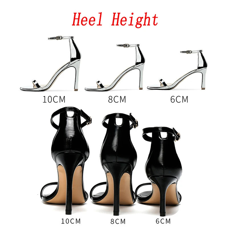 Womens 10 8 6cm High Heels Womens fetish Stripping Dance Plus Size 33-43 Strappy Shoes Stripping Dance Thin High Heels Naked Pump 240614