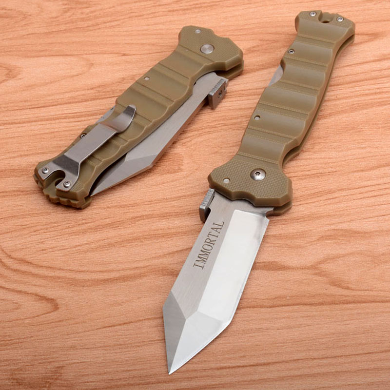 IMMORTAL Eternal CS Cold Folding High End Outdoor Survival Camping And Mountaineering Handle Small Knife 85Fb69
