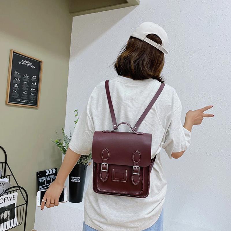 Free Shipping Backpack DIY Handmade Women 's Shoulder Crossbody Bags Hit Color Ladies PU Brand Designer Handbags Handbag Sling Designer Bag Luxur
