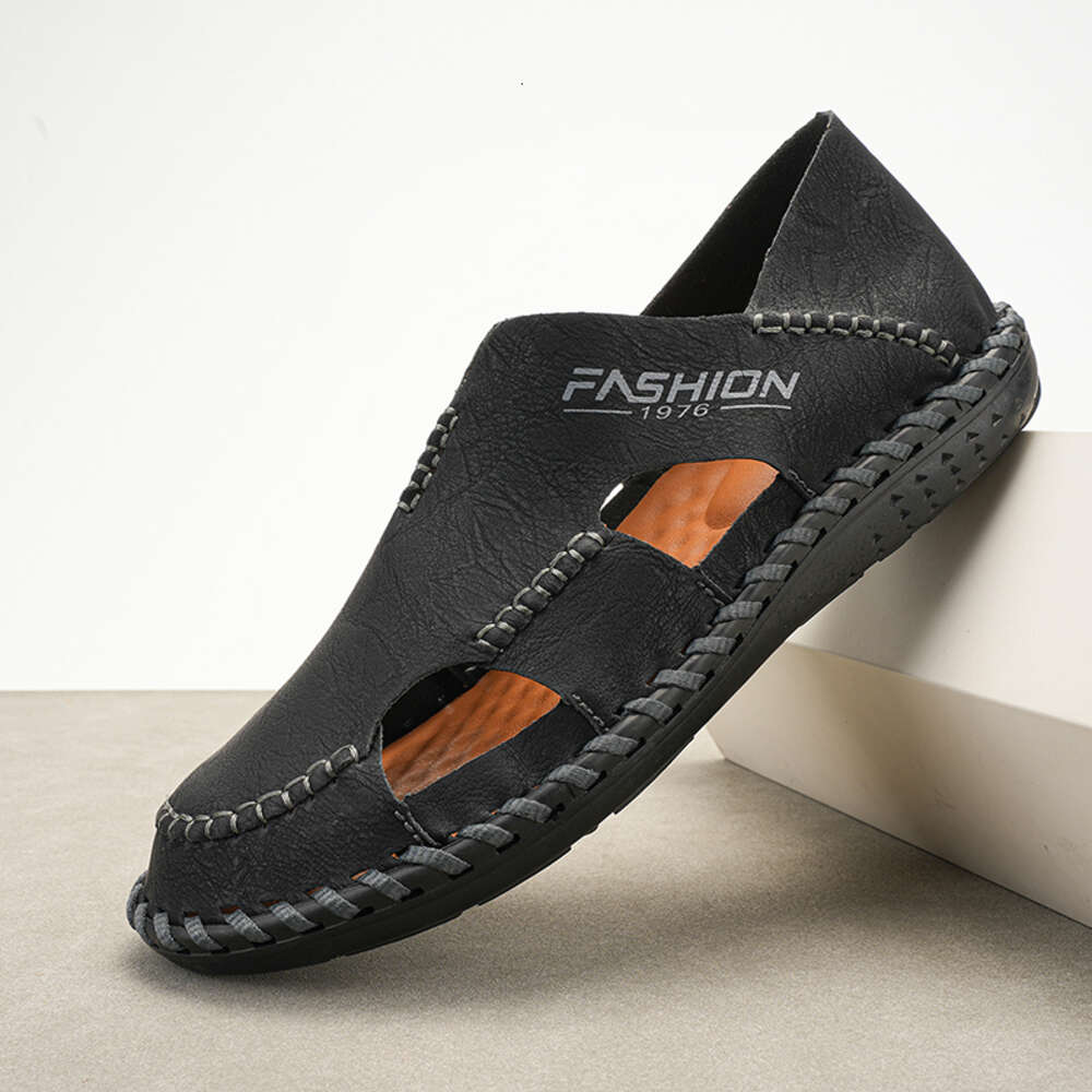 8826 Large Genuine Leather Casual Handmade Sandals 38-46