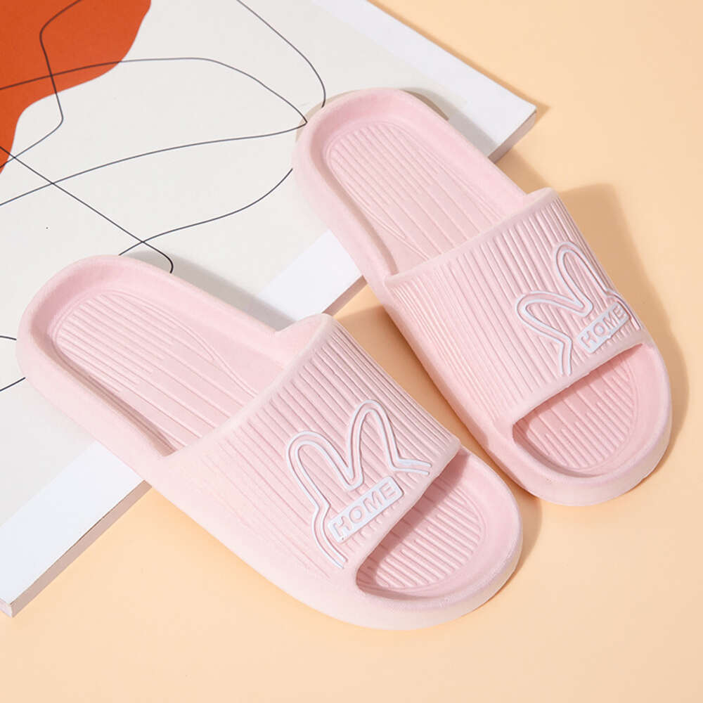 Cool slippers, summer new home cartoon rabbit sole, comfortable and lightweight couple men's anti slip slippers ddmythur