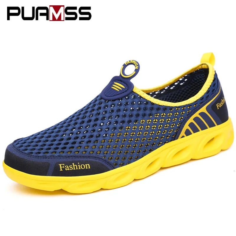 Mens casual shoes sports shoes fashionable lightweight breathable summer sandals outdoor beach vacation net shoes Zapatos De Hombre mens shoes 240612