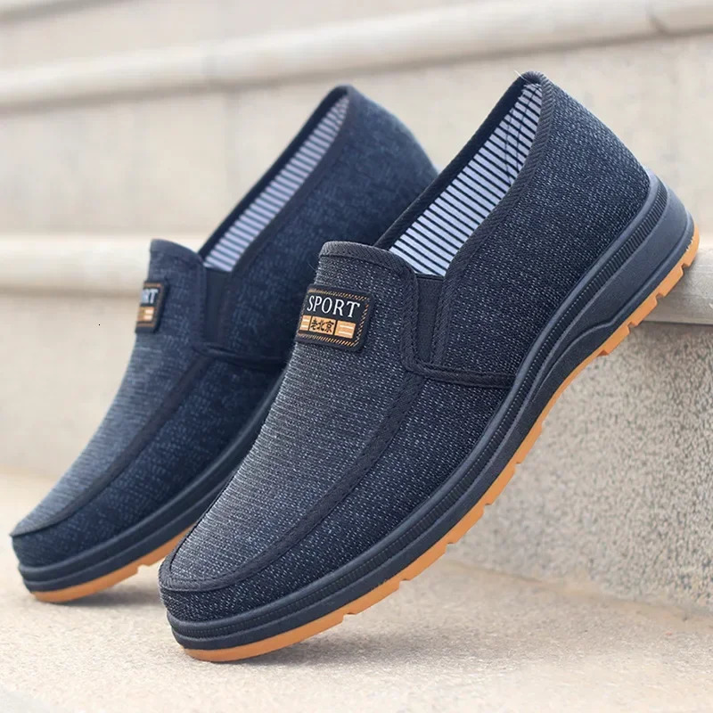 Comfortable Mens Canvas Shoes Soft Sole Wear resistant Mens Casual Shoes and Old Beijing High Quality Lightweight Mens Casual Shoes 240612