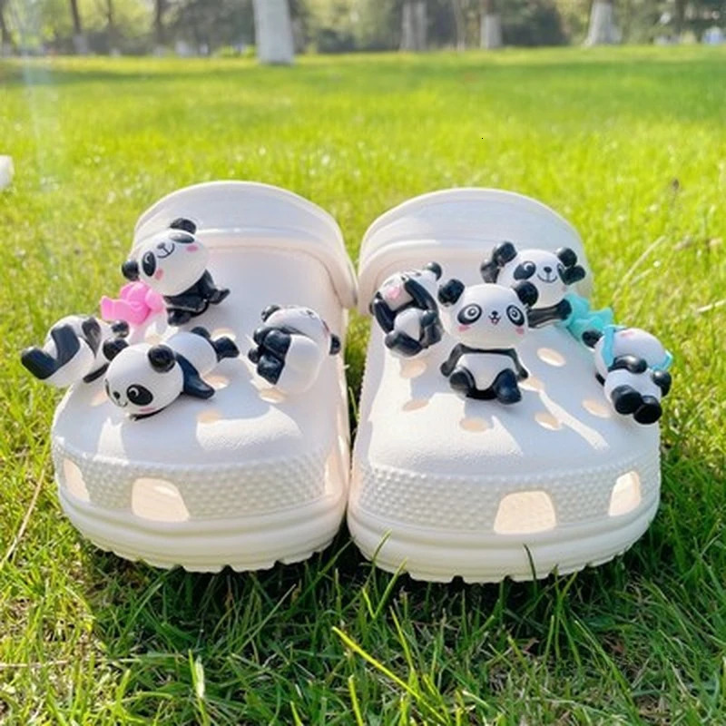 Fun Cat DIY Shoes Charming Cute Cartoon Sandals Accessories Fashion Trend Garden Shoes Decoration Cute Set 240612