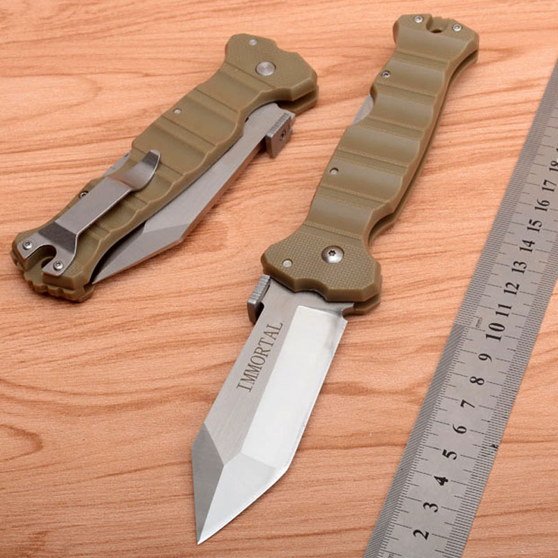 IMMORTAL Eternal CS Cold Folding High End Outdoor Survival Camping And Mountaineering Handle Small Knife 85Fb69