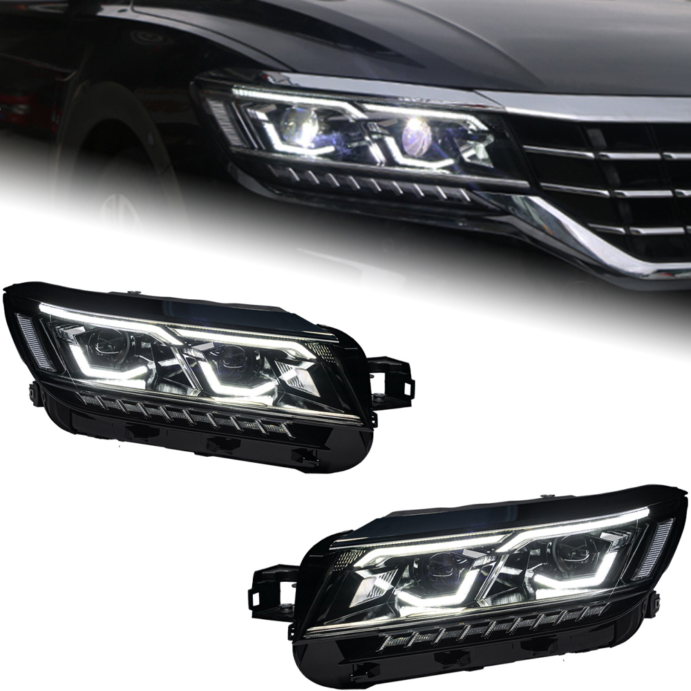 Car Light for VW Passat B9 20 19-20 20 New Passat US Version LED Upgrade Lens Dynamic Signal Headlights Assembly