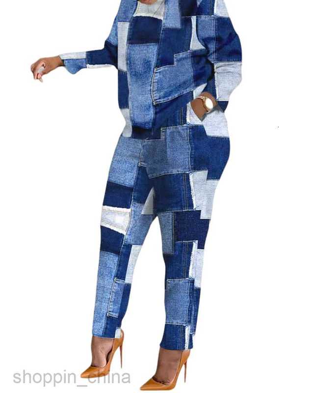 Women's Tracksuits Autumn/Winter New Women's Wear Long Two piece Set Long Sleeves and Printed Pants Set for Women Sets