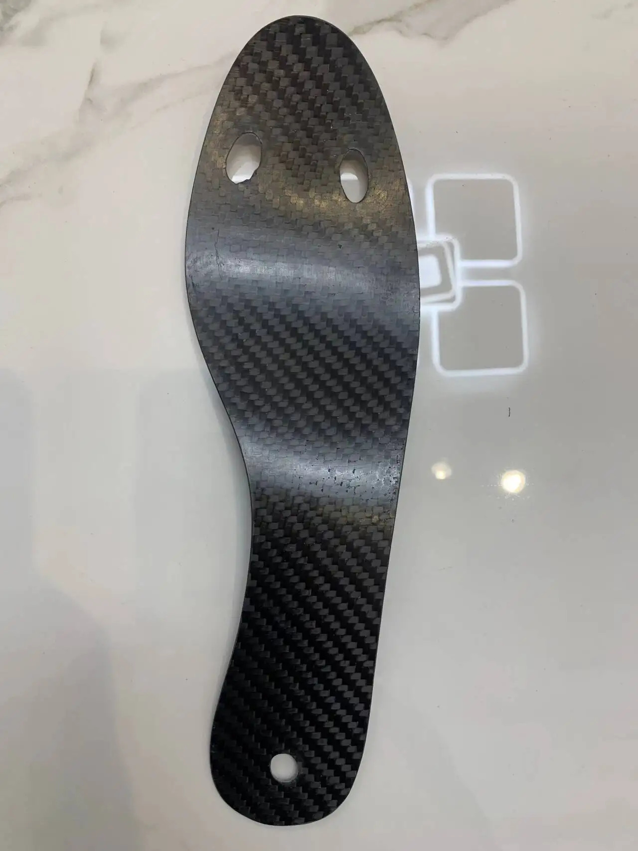 Carbon Fiber Insule All Palm Carbon Board Durable Boost Insule 35 ° for Running Arch Support Sports Enhancement and Twist Resistance 240612