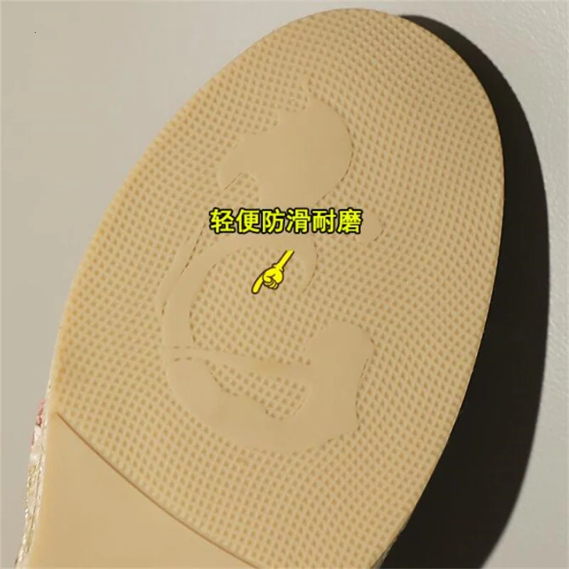 2024 Summer Womens Wedge Fisherman Shoes Retro Womens Straw Thick Platform Sandals Womens Gold Pink QM8-23 240612