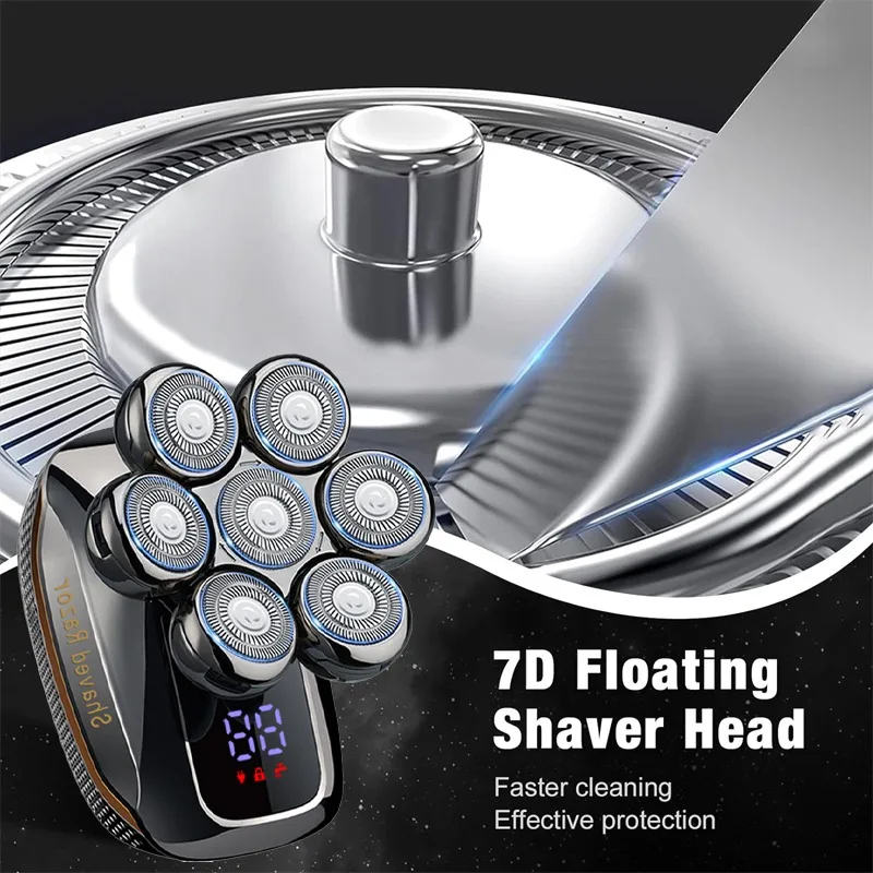 7d head shavers for men 5 in 1 electric mens head shaver for bald men wet dry waterproof bald head shaver electric shavers men