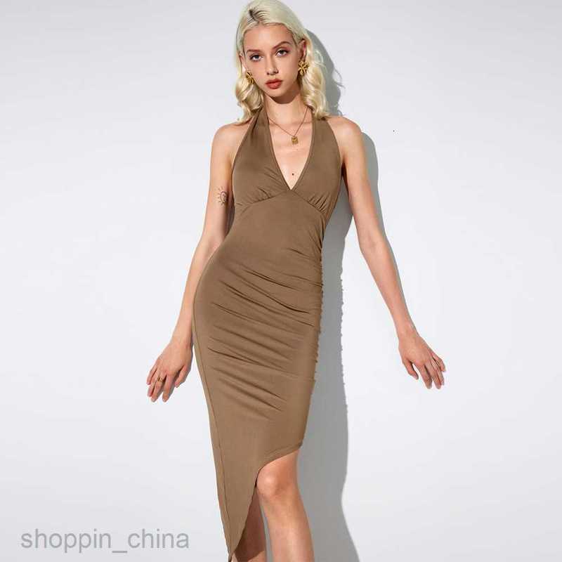 Basic Casual Women Dresses Sexy and Pure Desire V-neck Design Sense Dress Slim Party Dress Women