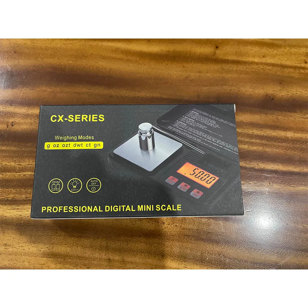 wholesale 0.001g Gram Scale, 50g Digital Pocket Scale High Precision Jewelry Scale with Back-Lit LCD, Tare Function for Food, Powder LL