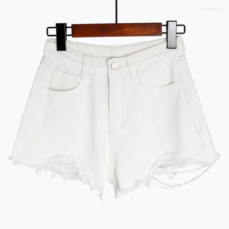 Denim Shorts For Women, Streetwear Wide Leg Jeans