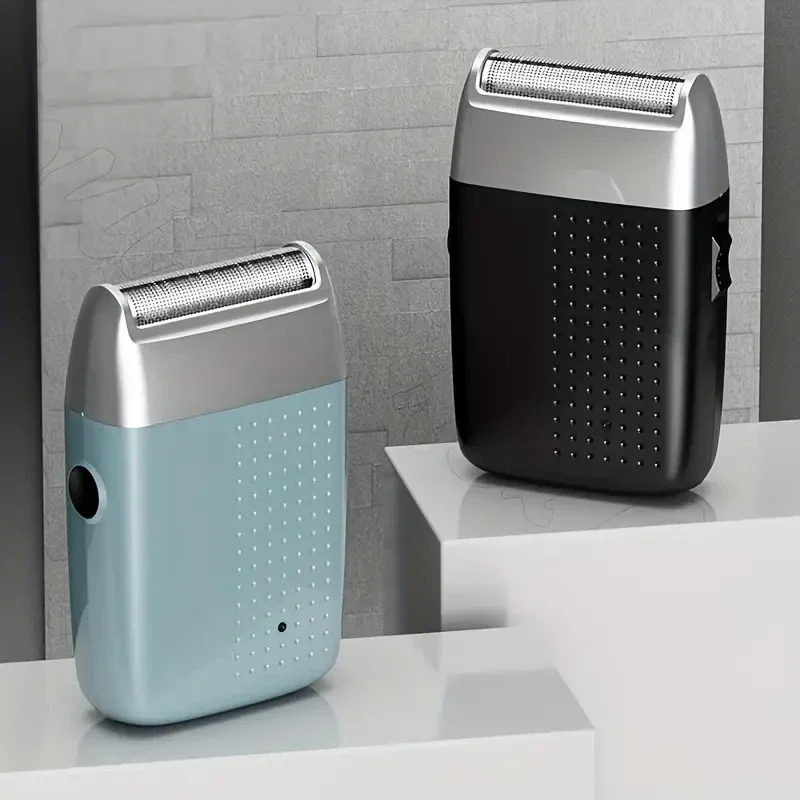 1pc mens exclusive electric reciprocating shaver washable shaver head portable charging design