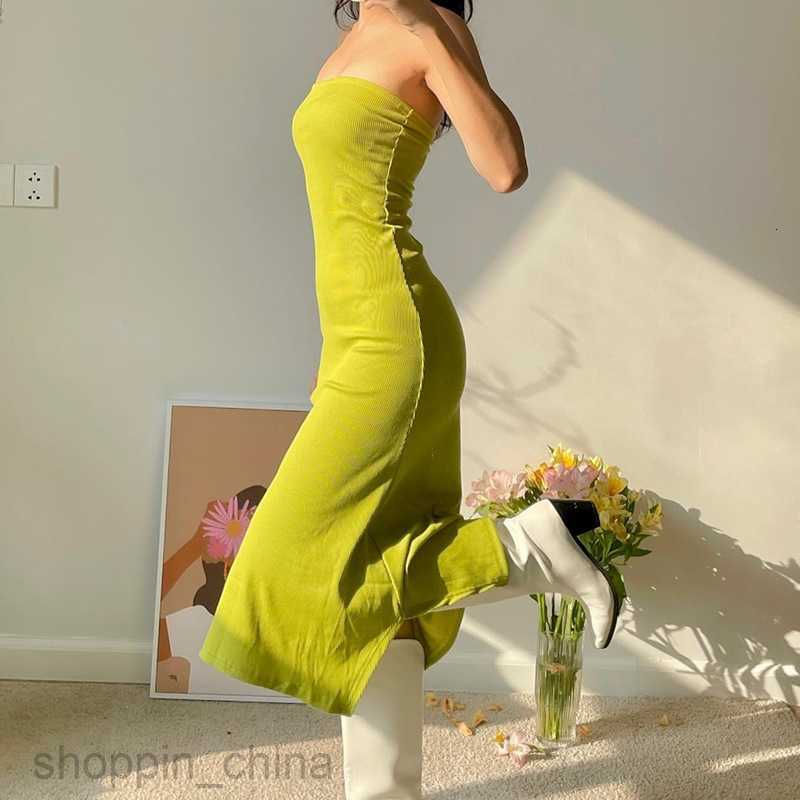Basic Casual Women Dresses Summer New Solid Color Pullover Sleeveless Waist Wrapped Hip Casual Women's Dress