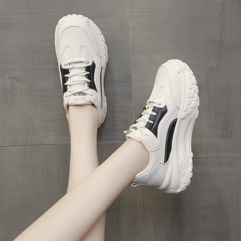 Summer Thick Sole Durable 2024 New Fashion Casual Sports Shoes Summer Student Running Shoes Free Shipping