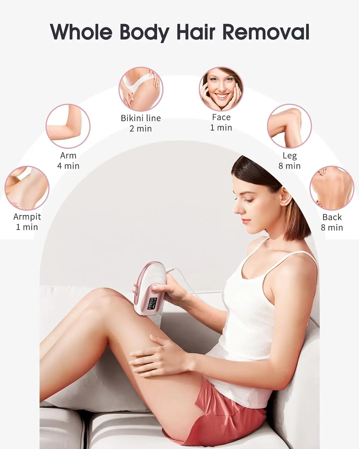 Hair Removal 999900 Flashes Ice Colding Painless Epilator Depilator Full Body Hair Remover For Men Women Home Use 250315