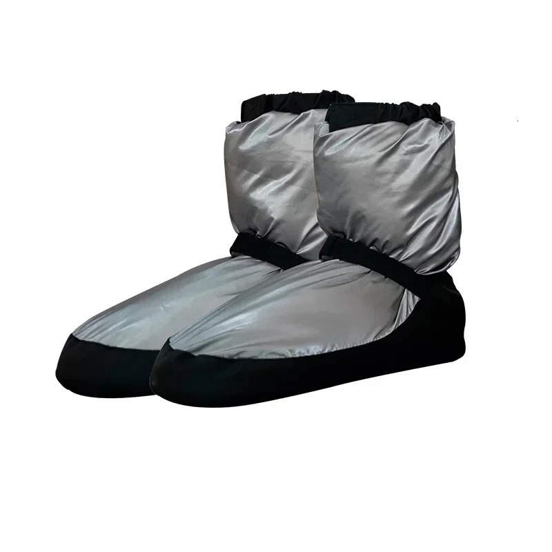 2024 Elasta Bootie Ballet Warm up Womens Ballet Pointe Dance Shoes Womens Down Boots Womens Colorful Purple Blak 240614