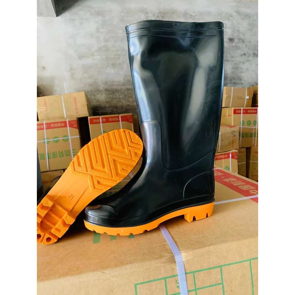 Rain impact puncture medium high boots, steel head plates, oil resistant, acid and alkali resistant