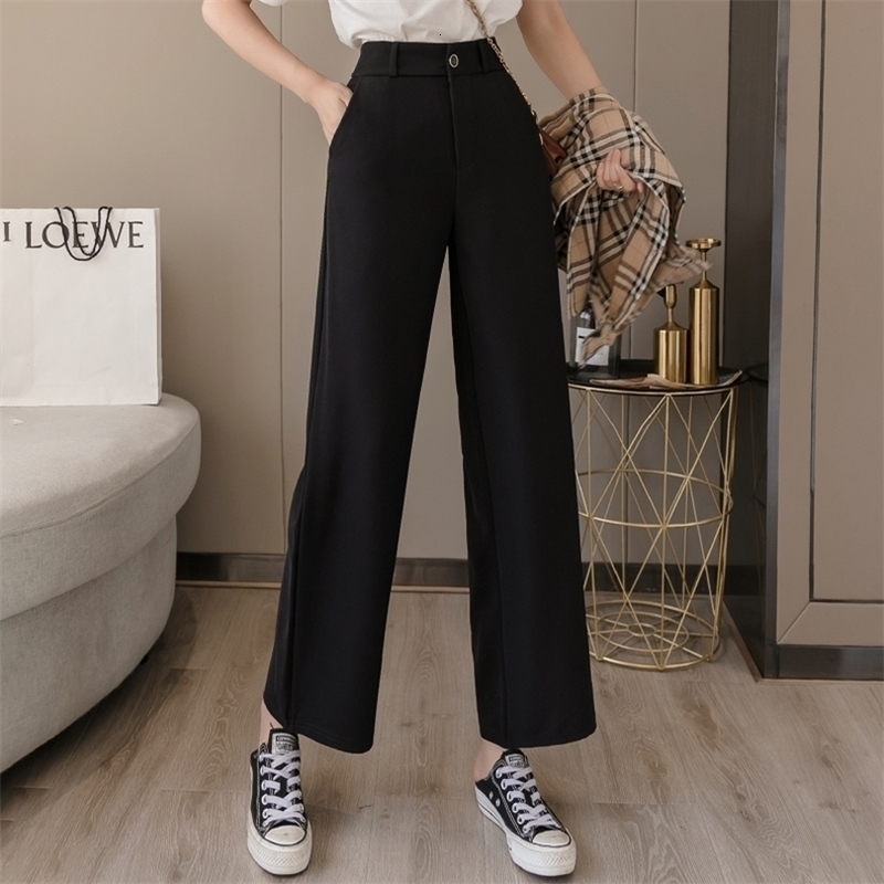Womens Pants Capris Sweatpants Women Clothes Pants Streetwear Summer Fashion Korean Style Wide Leg Harajuku Baggy Black High Waisted Vintage 221007