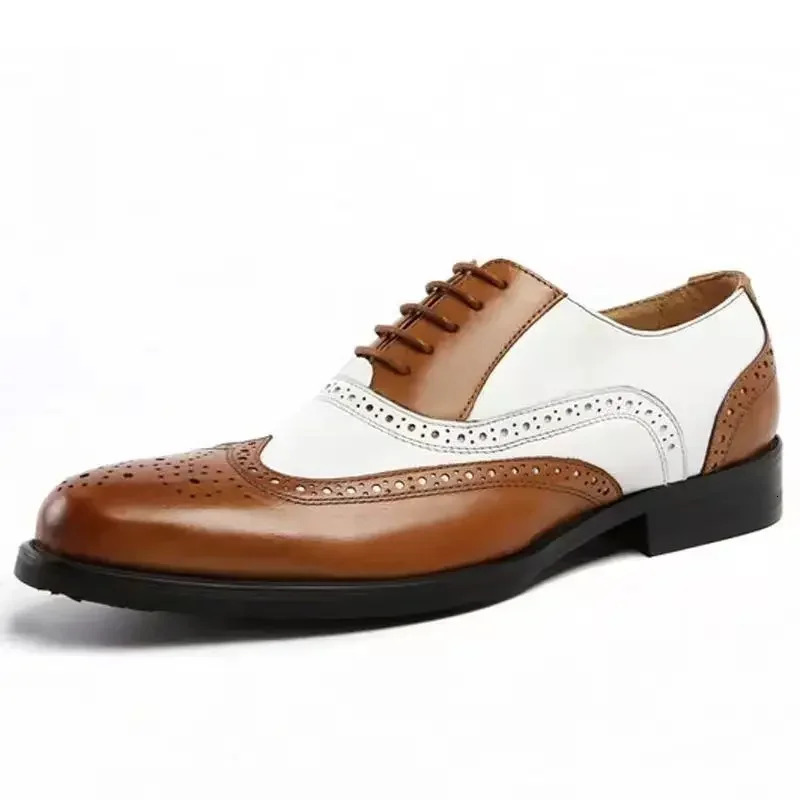 Classic Men Dress Shoes Lace Up Shoes for Men Plus Size Point Toe Business Casual Comfortable Men Formal Shoes for Wedding 240614