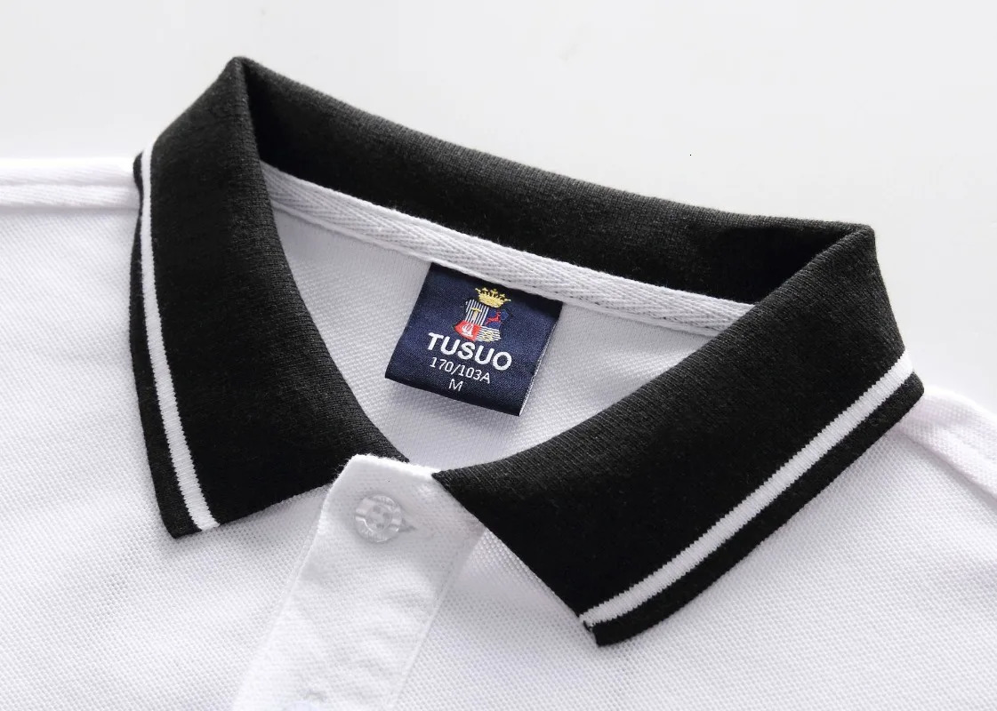 Plus Size 7XL 100% Cotton Mens Polo Shirts High Quality Short Sleeve Letter Embroidery Solid Color Casual Summer Male Tees 240601