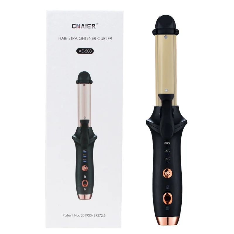 Curling Iron Wand Straight Curl Dual Purpose Wireless Rechargeable 3-speed temperature Bangs Curl Straightening Board Clipboard