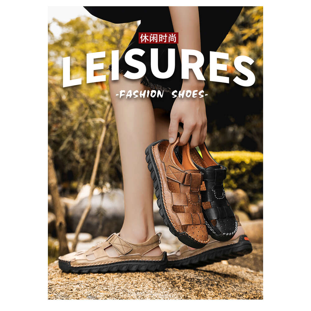 Taihao 6077 Handsewn Breathable Casual Sandals 38-48 Sport Size P73