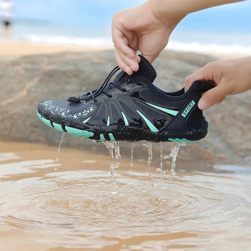 Mens Water Shoes Rubber Soles Nonslip Breathable Fast Drying Shoes Leisure Climbing Beach Swimming Shoes 2024 240615