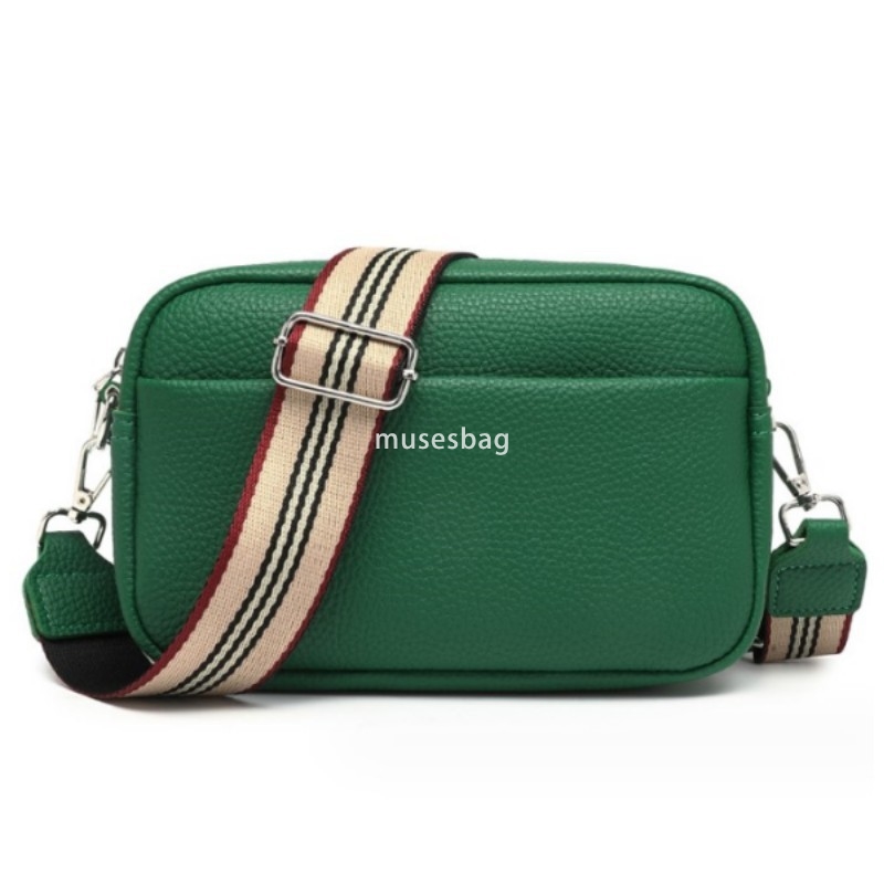 High quality women's designer fashion versatile PU classic retro multifunctional small square bag wide shoulder strap single shoulder diagonal cr