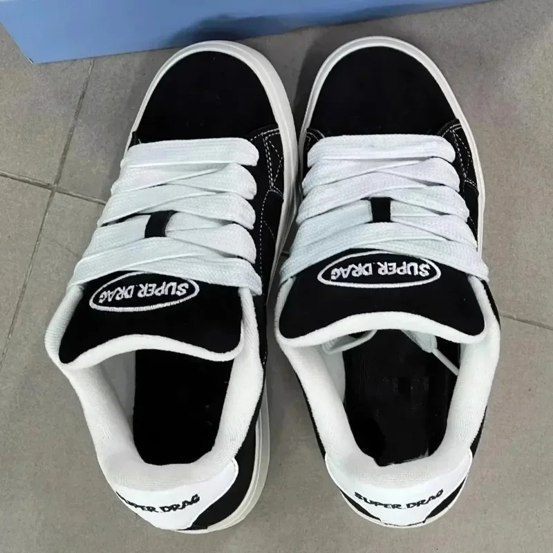 Womens casual shoes fashionable low cut lace casual sports shoes outdoor comfort anti slip womens apartment 35-40 240614