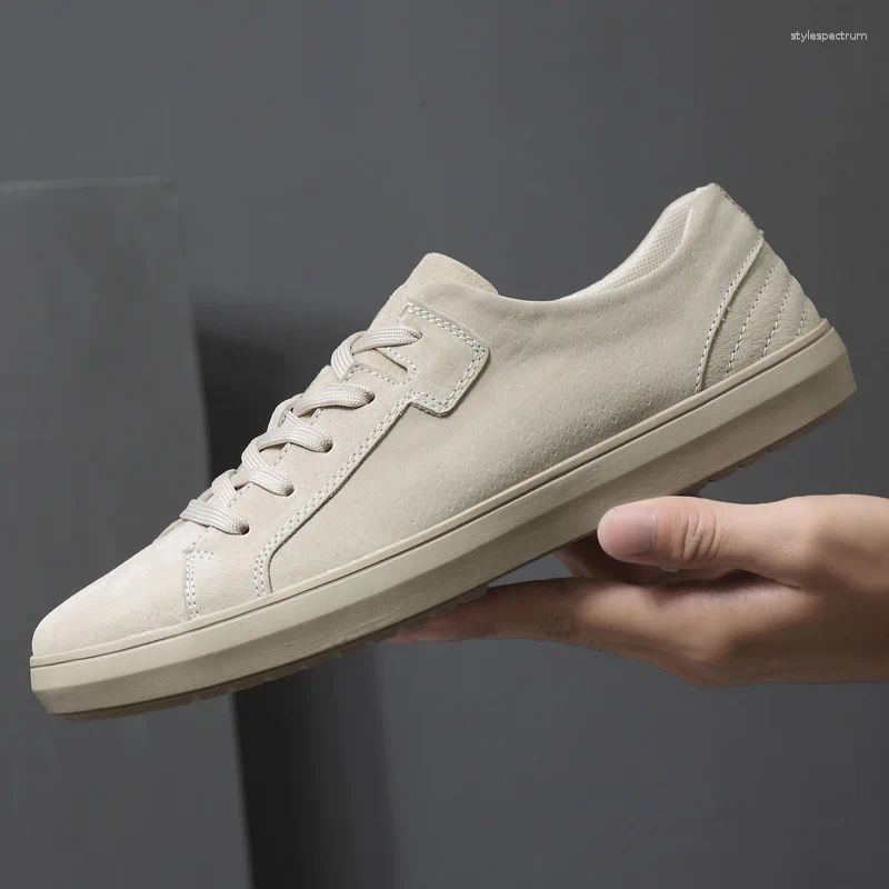 Casual Shoes Men's Men Leather Loafers Flat Handmade Moccasins Designer Style Walking Comfortable Sneakers 2024