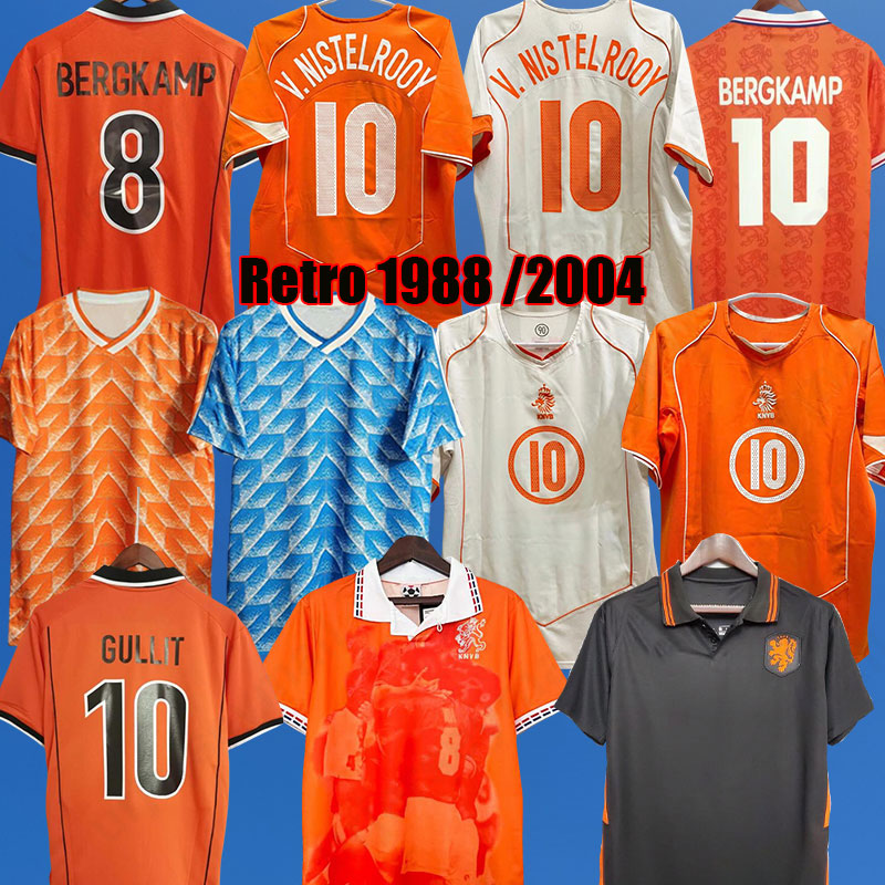 1988 1996 2004 Retro Netherlands GAKPO BERGKAMP European Cup soccer jerseys BLIND MEMPHIS 2020 MEMPHIS football shirt V.NISTELROOY GULLIT SEEDORF mens man kit