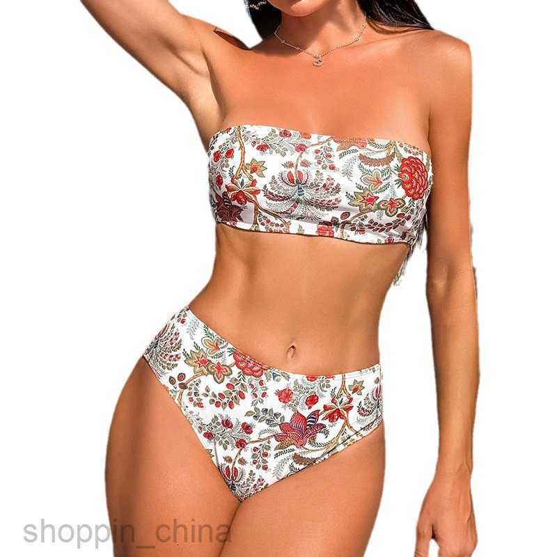 Women's Sexy Swimwear New Printed Bra Sexy Swimsuit Fashion Bikini female Bikini